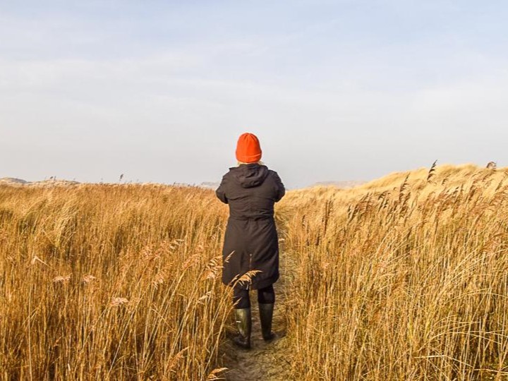 Wandelen in de duinen van Terschelling