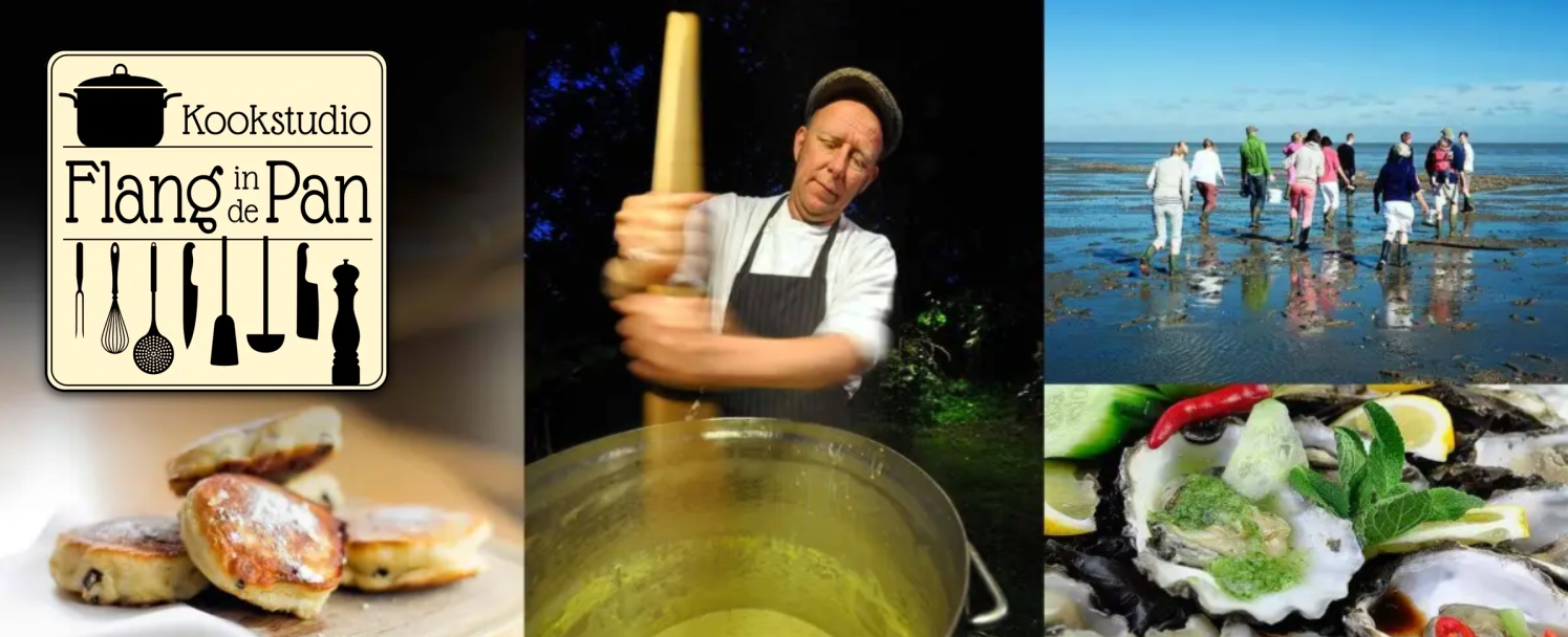 Wildpluk excursie Terschelling Flang in de pan